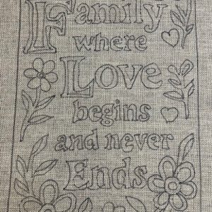 Family where Love begins and never Ends