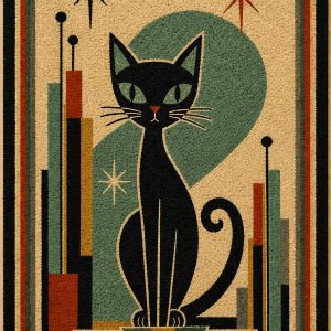 Art Deco Cat
